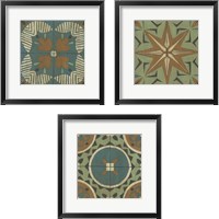 Framed Fraser Tile 3 Piece Framed Art Print Set