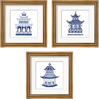 Framed 'Everyday Chinoiserie 3 Piece Framed Art Print Set' border=