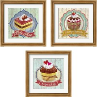 Framed Dessert 3 Piece Framed Art Print Set