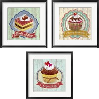 Framed Dessert 3 Piece Framed Art Print Set