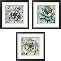 Framed 'Bloom 3 Piece Framed Art Print Set' border=