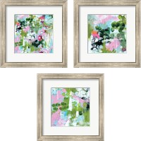 Framed 'Meadowlands 3 Piece Framed Art Print Set' border=