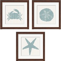 Framed 'From The Sea  3 Piece Framed Art Print Set' border=