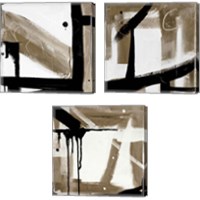 Framed Bold Abstract 3 Piece Canvas Print Set