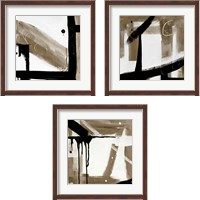 Framed Bold Abstract 3 Piece Framed Art Print Set