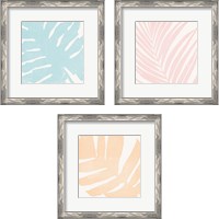 Framed Tropical Treasures Pastel 3 Piece Framed Art Print Set