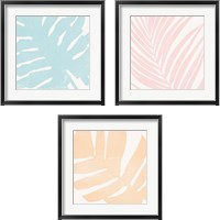 Framed Tropical Treasures Pastel 3 Piece Framed Art Print Set