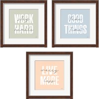 Framed Morning Affirmations 3 Piece Framed Art Print Set