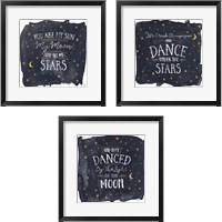 Framed Celestial Love 3 Piece Framed Art Print Set