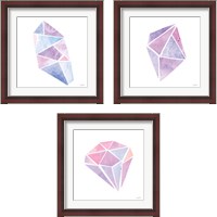 Framed 'Shine 3 Piece Framed Art Print Set' border=