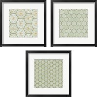 Framed Hex 3 Piece Framed Art Print Set