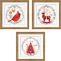 Framed 'Hygge Christmas 3 Piece Framed Art Print Set' border=