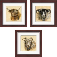 Framed Highland Animal 3 Piece Framed Art Print Set