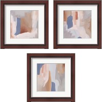 Framed Clay Blush 3 Piece Framed Art Print Set