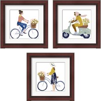 Framed Bonheur 3 Piece Framed Art Print Set