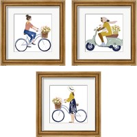 Framed Bonheur 3 Piece Framed Art Print Set