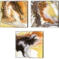 Framed 'Liquid Earth 3 Piece Canvas Print Set' border=