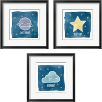 Framed Night Sky 3 Piece Framed Art Print Set
