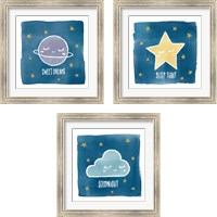 Framed Night Sky 3 Piece Framed Art Print Set