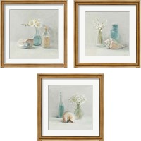 Framed Light Freesia Spa 3 Piece Framed Art Print Set