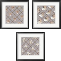 Framed Nautical Nets 3 Piece Framed Art Print Set