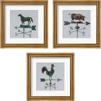 Framed Rural Relic Horse 3 Piece Framed Art Print Set