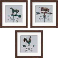 Framed Rural Relic Horse 3 Piece Framed Art Print Set