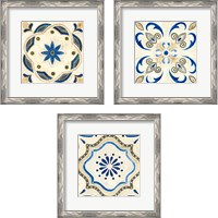 Framed Timeless Tiles 3 Piece Framed Art Print Set