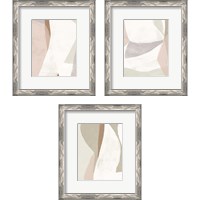 Framed 'Symphonic Shapes 3 Piece Framed Art Print Set' border=