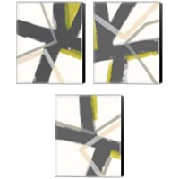 Framed Linear Pulse 3 Piece Canvas Print Set