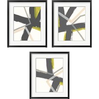 Framed Linear Pulse 3 Piece Framed Art Print Set