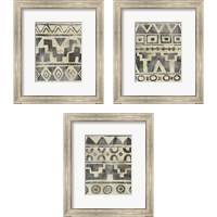 Framed 'Bazaar Motif 3 Piece Framed Art Print Set' border=