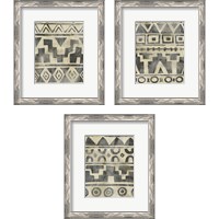 Framed 'Bazaar Motif 3 Piece Framed Art Print Set' border=
