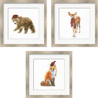 Framed 'Into the Woods in Style 3 Piece Framed Art Print Set' border=