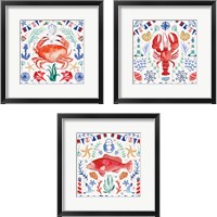 Framed Maritime Delight 3 Piece Framed Art Print Set