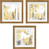 Framed 'Northwood 3 Piece Framed Art Print Set' border=