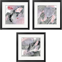 Framed 'Turbulent Cloud 3 Piece Framed Art Print Set' border=