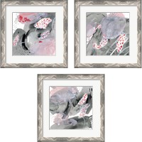 Framed 'Turbulent Cloud 3 Piece Framed Art Print Set' border=