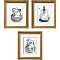 Framed Guitar Flow 3 Piece Framed Art Print Set