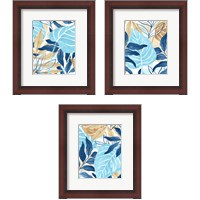Framed Blue Jungle 3 Piece Framed Art Print Set