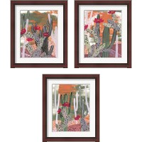 Framed Desert Flowers 3 Piece Framed Art Print Set