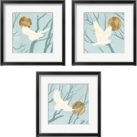 Framed 'Silent Hunter 3 Piece Framed Art Print Set' border=