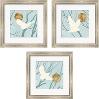 Framed 'Silent Hunter 3 Piece Framed Art Print Set' border=