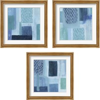 Framed 'Waterfall Whisper 3 Piece Framed Art Print Set' border=