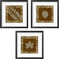 Framed Shades of Brown 3 Piece Framed Art Print Set