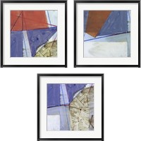 Framed Abstract Mass 3 Piece Framed Art Print Set