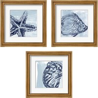 Framed Ocean Study 3 Piece Framed Art Print Set