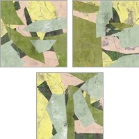 Framed 'Forest of Memory 3 Piece Art Print Set' border=