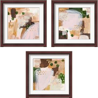 Framed Floating Rose 3 Piece Framed Art Print Set