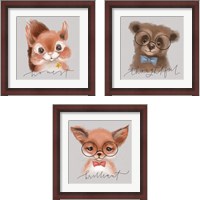 Framed Inspirational Animals 3 Piece Framed Art Print Set